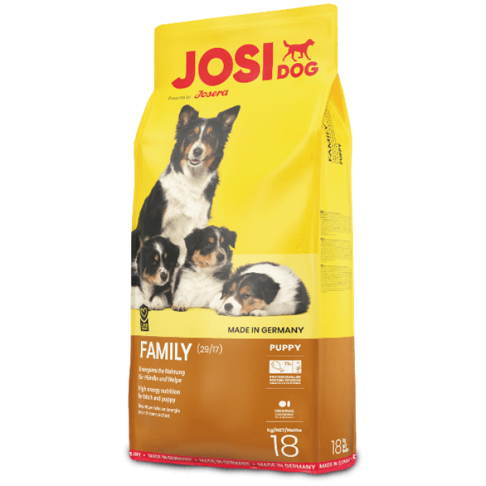  JOSIDOG FAMILY (29/17) - корм Йозера для кормящих или беременных сук и щенков до 8-й недели 18 кг