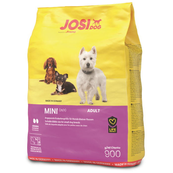     JOSIDOG MINI (26/11) - корм ЙозиДог Мини для взрослых собак мелких пород 0,9 кг