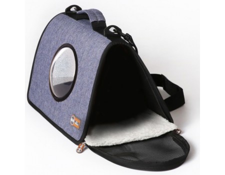 K&H Lookout сумка-переноска для собак і кішок, світло-синій, S, 27х43x23 см