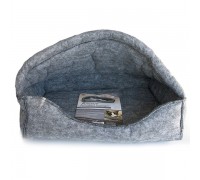 K&H Amazin Hooded лежак-домик для котов , серый, 43х33x28 см..