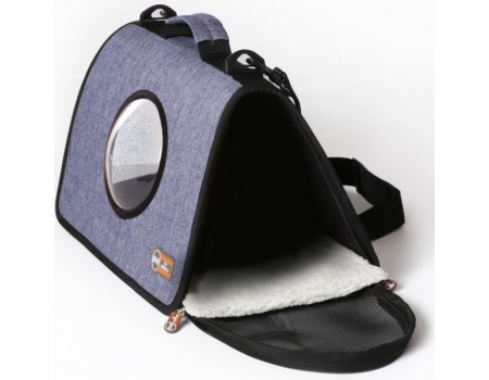 K&H Lookout сумка-переноска для собак і кішок, світло-синій, L, 32,5х51x28 см