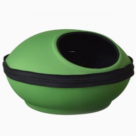 K&H Mod Dream Pod домик-лежак для котов , зеленый/черный , 56х56х29 см..
