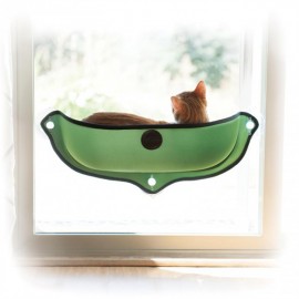 K&H Ez Mount Window Bed спальное место на окно для котов , зеленый, 69..