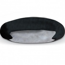 K&H Bolster лежак, що самозігрівається для собак, сірий/чорний, 43х35,..