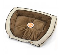 K&H Bolster Couch лежак для собак , кофейный/желто-коричневый , S, 76х..