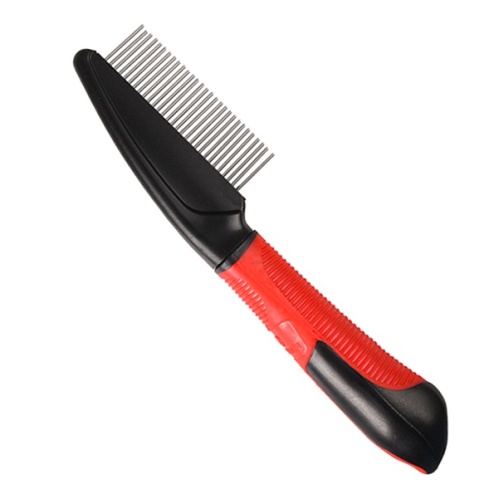 Flamingo  Comb Rotating Teeth ФЛАМИНГО КОМБ РОТЕЙТИНГ расческа для собак с вращающимися зубцами , средняя.