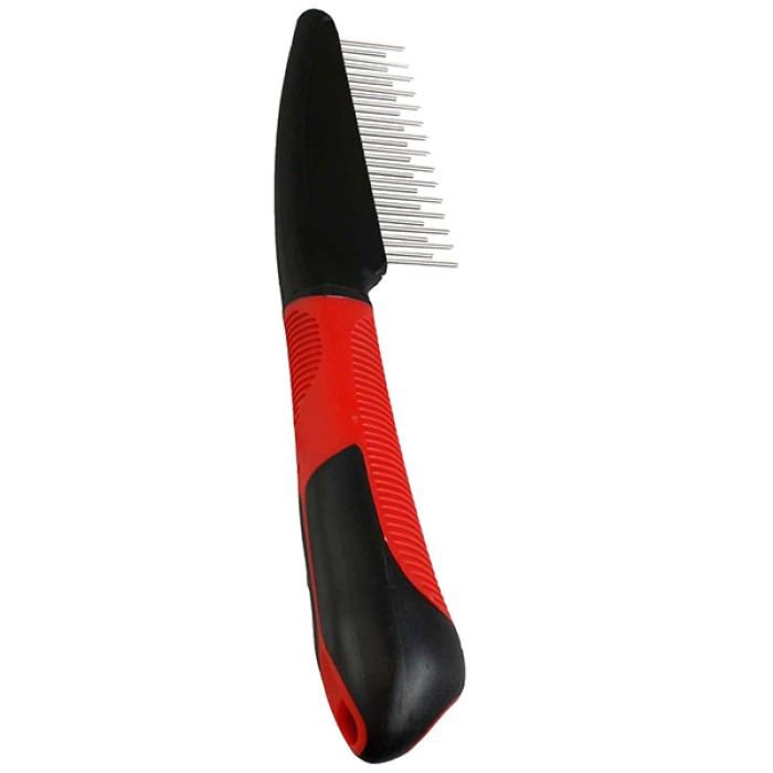Гребінець для собак Flamingo  Comb Rotating Teeth SH/L, з зубцями, що обертаються, різної довжини, 29 зубців