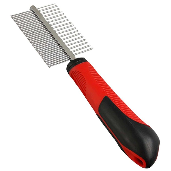 Flamingo  Comb Double ФЛАМИНГО КОМБ ДАБЛ расческа для собак и кошек двусторонняя с разной густотой зубцов