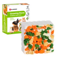 Flamingo  Knibbles Corn Croquettes ФЛАМІНГО крейда для гризунів з кукурудзою для гігієни зубів 0.075 кг.