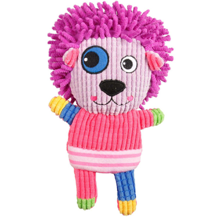 Flamingo  Corduroy Lion ФЛАМІНГО ВЕЛЬВЕТОВИЙ ЛЕВ м'яка іграшка для собак