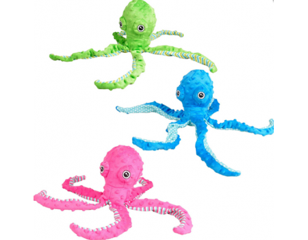 Karlie-Flamingo Bubbly Plush Octopus ФЛАМИНГО ПЛЮШЕВЫЙ ОСЬМИНОГ мягкая игрушка для собак