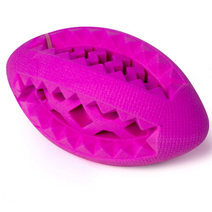 Flamingo Foam Dina Rugby ФЛАМИНГО регби мяч игрушка для собак с ароматом малины