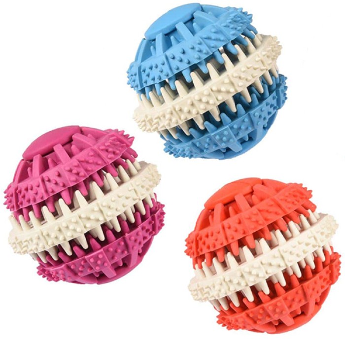 Flamingo Dental Ball Fun ФЛАМИНГО ДЕНТАЛ БОЛ ФАН игрушка для собак, резина 
