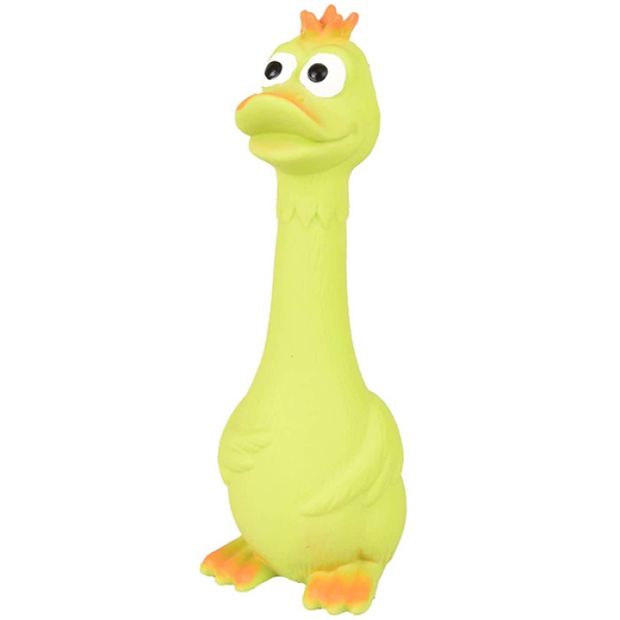 Flamingo Duck Sitting ФЛАМІНГО СІДЯЧА КАЧКА іграшка для собак, латекс