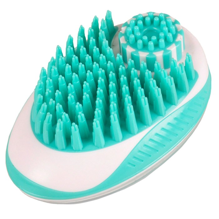 Flamingo Margo 2in1 Clean And Massage Brush щітка для чищення та масажу собак