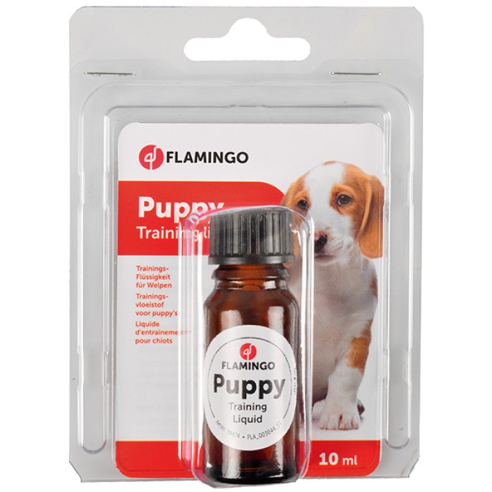 Flamingo  PUPPY TRAINER рідина для привчання до туалету собак, 0.01 л.