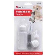 Flamingo  Feeding Bottle For Pups ФЛАМИНГО набор для вскармливания щенков, котят и мелких животных, 60 мл , 0.06 л.