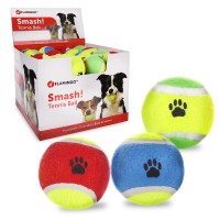 Flamingo  Tennisball ФЛАМИНГО игрушка для собак, мяч теннис, резина , 6 см.