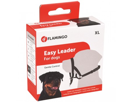 Flamingo  Easy leader XL ФЛАМИНГО ИЗИ ЛИДЕР намордник для коррекции поведения собак, бернский зенненхунд, ротвейлер, ньюфаундленд, размер XL.