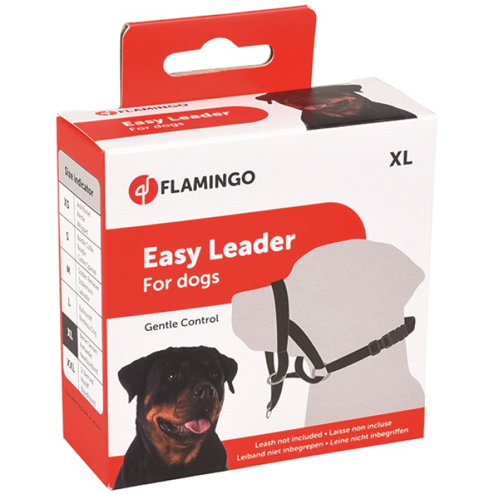 Flamingo  Easy leader XL ФЛАМІНГО ІЗІ ЛІДЕР намордник для корекції поведінки собак, бернський зенненхунд, ротвейлер, ньюфаундленд, розмір XL.