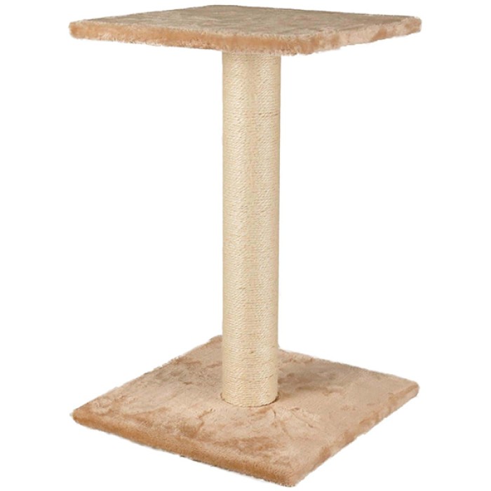 Flamingo  Steffi Beige ФЛАМИНГО СТЕФИ когтеточка для кошек, с платформой, бежевый, 38х38х60 см.