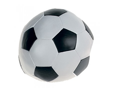 Karlie-Flamingo Soccerball Blackwhite КАРЛИ-ФЛАМИНГО СОКЕРБОЛ игрушка для собак, мяч черно-белый, искусственная кожа , 15 см.