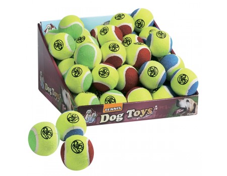 Karlie-Flamingo Tennisball КАРЛИ-ФЛАМИНГО игрушка для собак, мяч теннис, резина , 6 см.