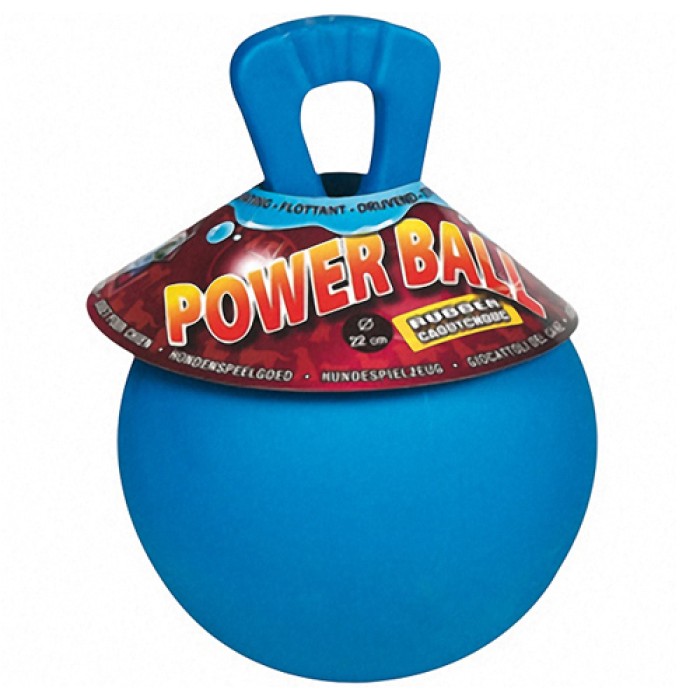 Flamingo  (ФЛАМІНГО) POWER BALL іграшка пауер бол для великих собак, м'яч плаваючий з ручкою, гума , 22 см.