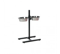Flamingo  H-Stand With Dishes M ФЛАМИНГО две миски для собак на штатив..
