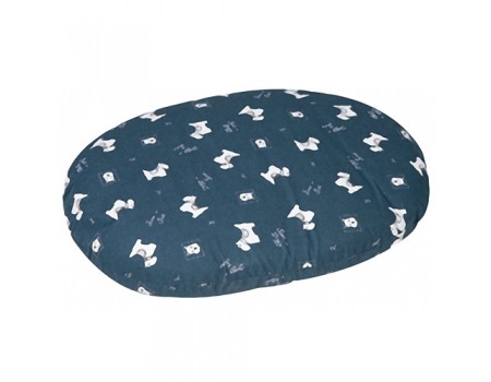 Karlie-Flamingo (КАРЛИ-ФЛАМИНГО) CUSHION SCOTT лежак-подушка для собак с водостойкой поверхностью и ZIP замком, с рисунком , 80 см.