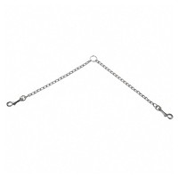 Flamingo  Twin Chain ФЛАМІНГО повідець спарка для собак, метал, 2,5 мм, 2х30 см.