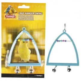 Karlie-Flamingo Swing+Abacus+Bell КАРЛІ-ФЛАМІНГО іграшка для птахів, ж..