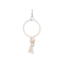 Flamingo  (ФЛАМІНГО) RING іграшка для папуг мотузкове кільце, 19,5х5х36 см., маленький.