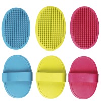 Flamingo  Brush Oval ФЛАМИНГО БРАШ ОВАЛ массажная щетка для собак, овальная, резина
