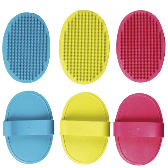 Flamingo  Brush Oval ФЛАМИНГО БРАШ ОВАЛ массажная щетка для собак, овальная, резина