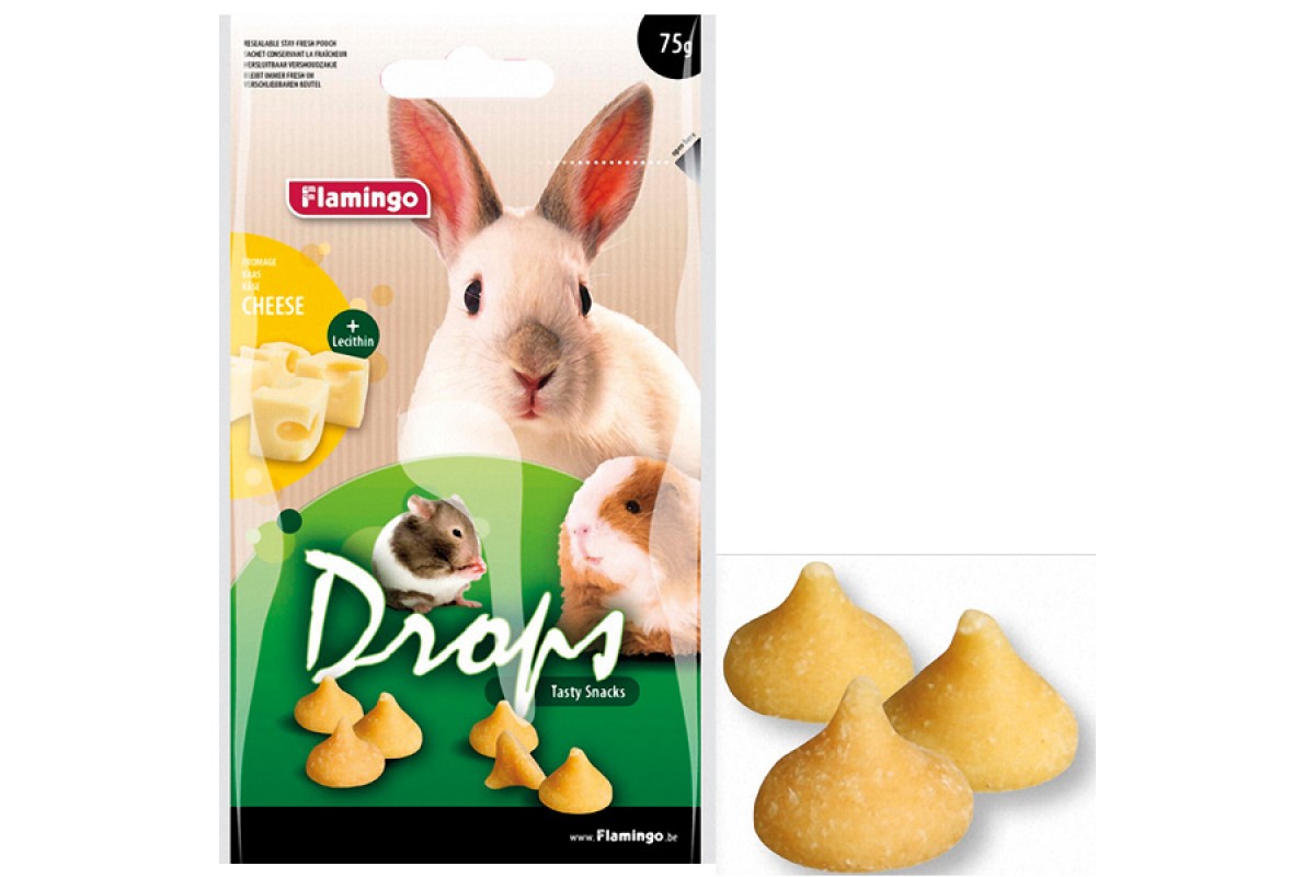 Flamingo (ФЛАМИНГО) DROPS CHEESE лакомство для грызунов дропсы с