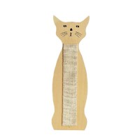 Flamingo  (ФЛАМИНГО) SCRATCHING SISAL CAT SHAPE настенная когтеточка для кошек в форме кота, сизаль , 59х21см.