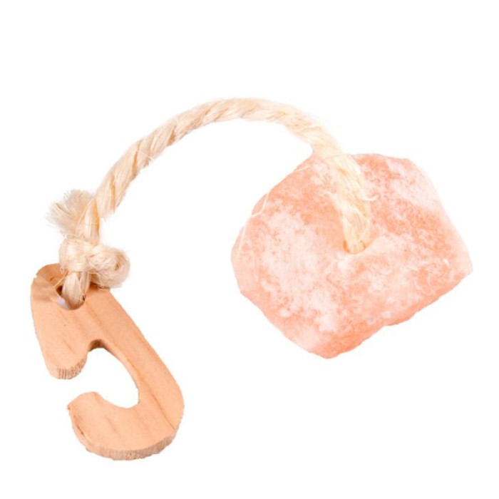 Flamingo  Stone Salt Lick Himalaya ФЛАМИНГО камень соляной с минералами для грызунов , 0.06 кг.