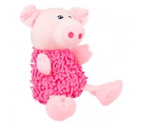 Karlie-Flamingo SHAGGY PIG лохматый свин мягкая игрушка для собак , 22..