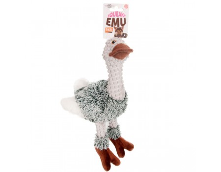 Karlie-Flamingo EMU PLUSH эму страус мягкая игрушка для собак, плюш , 30 см.