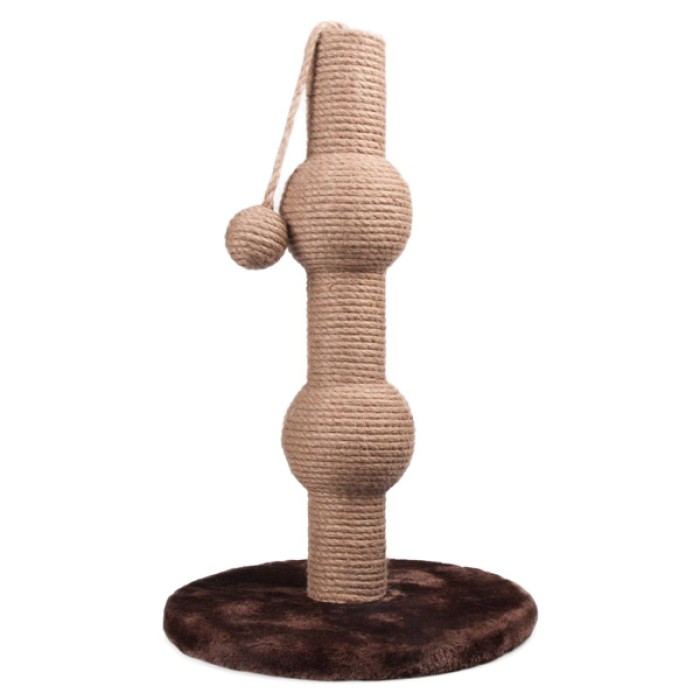 Flamingo  CURVY SCRATCHING столбик, драпак, когтеточка для котов , 30х30х49 см.