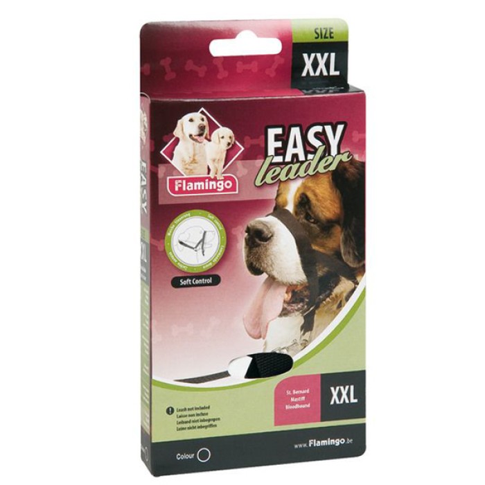 Flamingo  Easy leader XXL ФЛАМІНГО ЗІ ЛІДЕР намордник для корекції поведінки собак, сенбернар, мастиф, бладхаунд, розмір XXL.