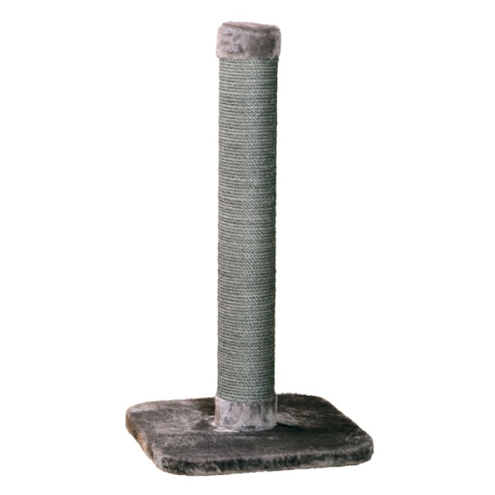 Flamingo  Scratch Pole big cat КАРЛИ ФЛАМИНГО ПОЛЕ когтеточка для больших котов, цвет серый, 56х56х119см.