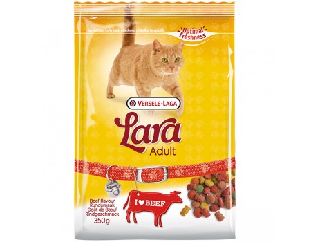 Lara Adult Beef flavour Лара яловичина сухий преміум корм для котів, Вага: 0.35 кг.