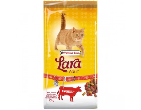 Lara Adult Beef flavour ЛАРА ГОВЯДИНА сухой премиум корм для котов, 10 кг.