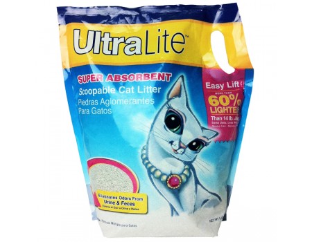 Litter Pearls УЛЬТРА ЛАЙТ (UL) комкующийся ультралегкий наполнитель туалетов для котов , 2.27 кг.