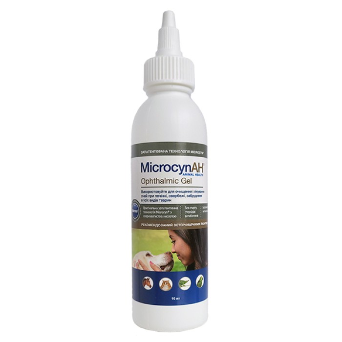 Microcyn Микроцин OPHTHALMIC GEL гель для глаз всех видов животных , 0.09 л
