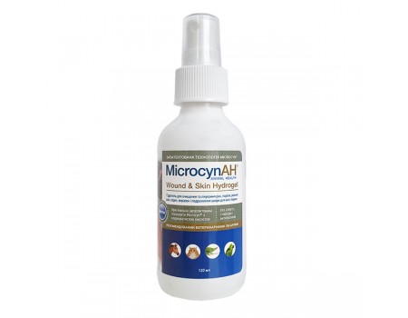 Microcyn Микроцин WOUND&SKIN HYDROGEL гидрогель для обработки ран и ухода за кожей всех видов животных, спрей-гель, 0.12 л