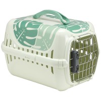 Переноска для котів Moderna Trendy Runner Eden, з металевими дверцятами та замком, 50,1см х 32 см х 34,5 см, світло-зелена