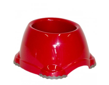 Moderna СМАРТИ КОККЕР миска пластиковая для собак , 0.65 л., d-14 см. см., красный кирпич.